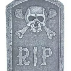 15 Inch Skull And Bones Tombstone