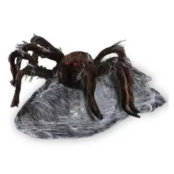21 Inch LED Black Jumping Spider Animatronic -Creepy Decor Store 01174804 b 1