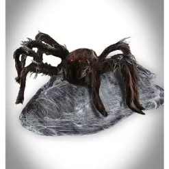 21 Inch LED Black Jumping Spider Animatronic -Creepy Decor Store 01174804 c 1