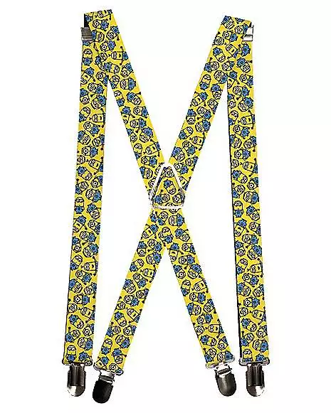 Minions Face Suspender - Despicable Me 1 Minions Face Suspender - Despicable Me