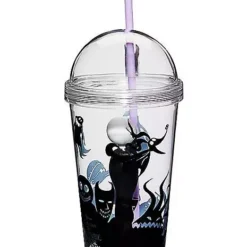 Jack Skellington Cup With Straw - Nightmare Before Christmas -Creepy Decor Store 01423375 d