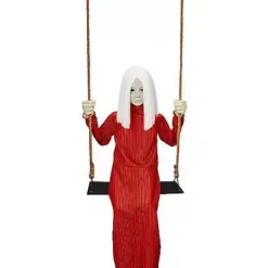 Ghostly Swing Girl Static Prop -Creepy Decor Store 01437862 c