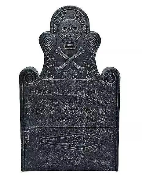 30 Inch Billy Butcherson Tombstone - Hocus Pocus 1 30 Inch Billy Butcherson Tombstone - Hocus Pocus