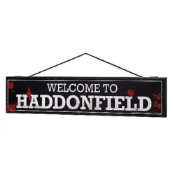 Welcome To Haddonfield Sign - Halloween -Creepy Decor Store 01455856 c