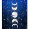 Tarot Moonphase Fleece Blanket