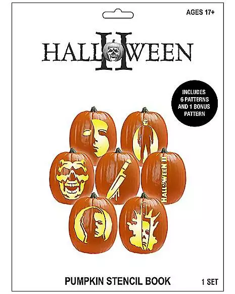 Michael Myers Pumpkin Stencil Book - Halloween 2 1 Michael Myers Pumpkin Stencil Book - Halloween 2