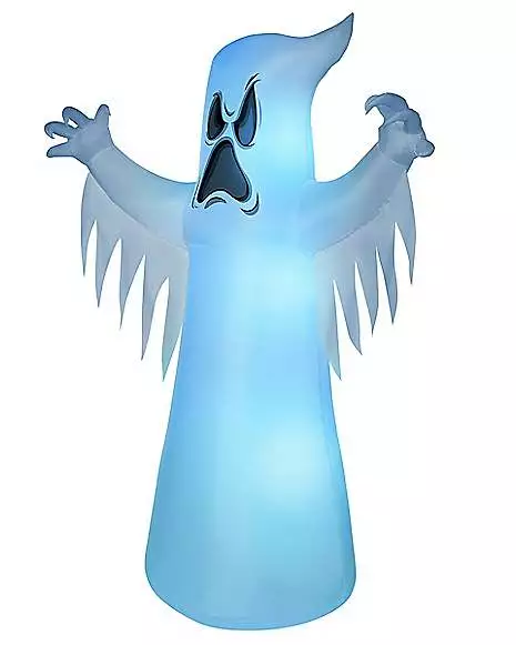 8 Ft LED Ghost Inflatable Decoration 2 8 Ft LED Ghost Inflatable Decoration - Image 2