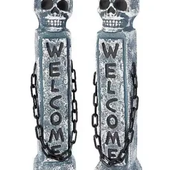 21 Inch Welcome Tombstone Pillars