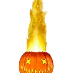 Light-Up Flaming Pumpkin - Trick 'r Treat