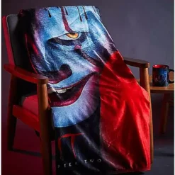 Pennywise Fleece Blanket - It -Creepy Decor Store 01492321 c