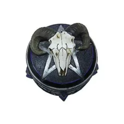 Mystical Arts Ram Skull Trinket Box