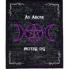 As Above So Below Fleece Blanket