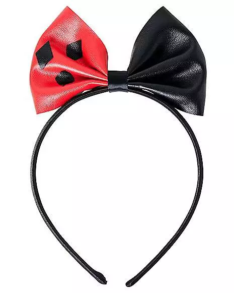 Kids Harley Quinn Bow Headband - Batman 1 Kids Harley Quinn Bow Headband - Batman