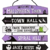 Halloween Town Ladder Sign - The Nightmare Before Christmas