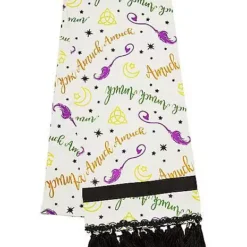 Trouble Is Brewing And Amuck Amuck Dishtowels 2 Pack - Hocus Pocus -Creepy Decor Store 01522374 c