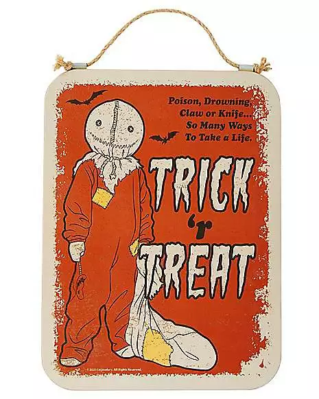 Take A Life Sam Sign - Trick 'r Treat 1 Take A Life Sam Sign - Trick 'r Treat