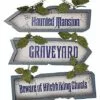 The Haunted Mansion Graveyard Sign - Disney