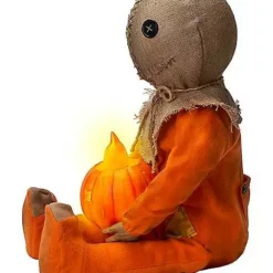 Light-Up Sitting Sam Doll - Trick 'r Treat -Creepy Decor Store 01547397 d