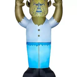 8 Ft Light-Up Wolfman Inflatable Decoration 8 8 Ft Light-Up Wolfman Inflatable Decoration -Creepy Decor Store 01547462 c