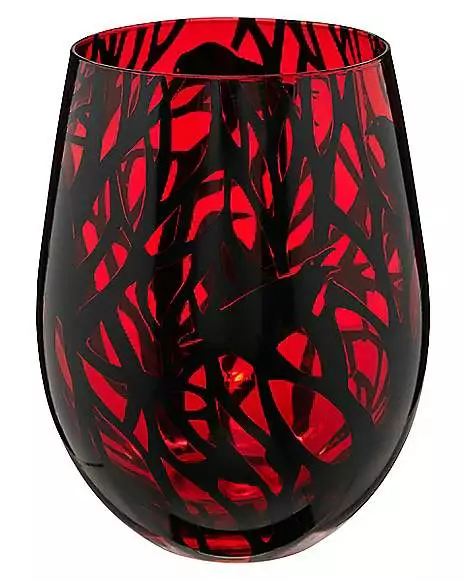 Gothic Noir Raven Stemless Glass - 18 Oz. 2 Gothic Noir Raven Stemless Glass - 18 Oz. - Image 2