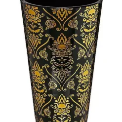 Gothic Noir Skull Glass Set 2 Pack - 16 Oz. -Creepy Decor Store 01564442 d