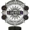 Spinning Bad Witch Good Witch Tabletop Sign