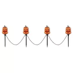 Light-Up LED Jack-O-Lantern Pathway Markers -Creepy Decor Store 01573914 d
