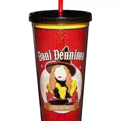 Dani Dennison Cup With Straw 20 Oz. - Hocus Pocus