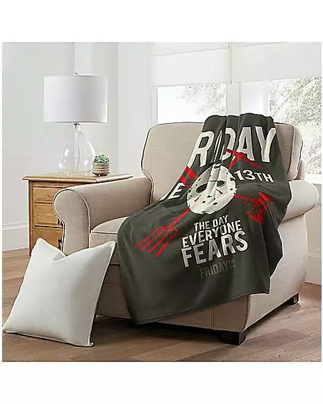 Camp Crystal Lake Fleece Blanket - Friday The 13th 2 Camp Crystal Lake Fleece Blanket - Friday The 13th - Image 2