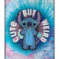 Cute But Weird Stitch Fleece Blanket - Lilo & Stitch