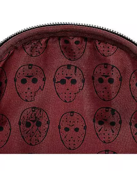 Loungefly Jason Voorhees Mask Mini Backpack - Friday The 13th 5 Loungefly Jason Voorhees Mask Mini Backpack - Friday The 13th - Image 5