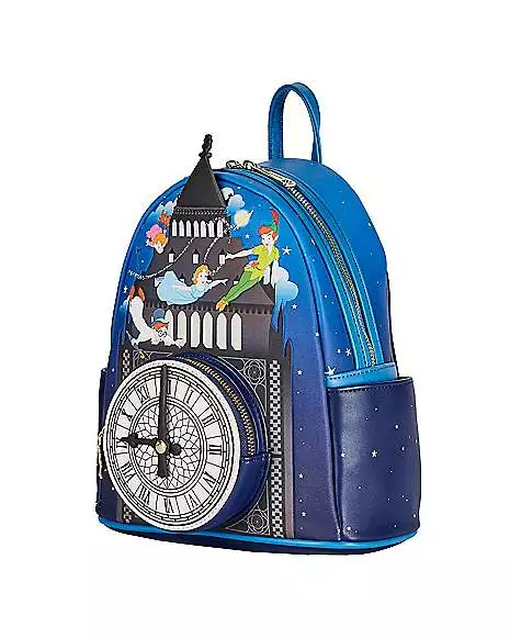 Loungefly Glow In The Dark Peter Pan Clock Mini Backpack - Disney 3 Loungefly Glow In The Dark Peter Pan Clock Mini Backpack - Disney - Image 3