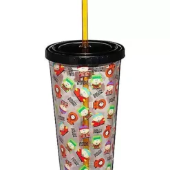 Characters South Park Cup With Straw - 20 Oz.