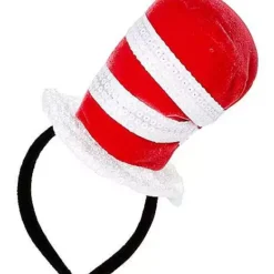 Cat In The Hat Sequin Mini Hat – Dr. Seuss -Creepy Decor Store 07617525 c