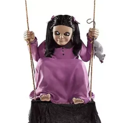6 Ft Rat Girl Animatronic -Creepy Decor Store 07642127 e